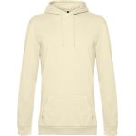 Herren-Kapuzenpullover Hoodie hellgelb