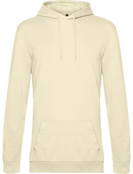 Herren-Kapuzenpullover Hoodie hellgelb