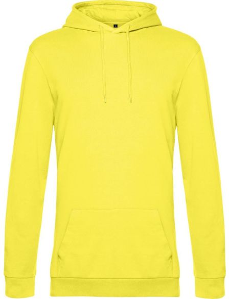 Herren-Kapuzenpullover Hoodie solargelb
