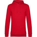 Herren-Sweatshirt mit Kapuze Hoodie rot