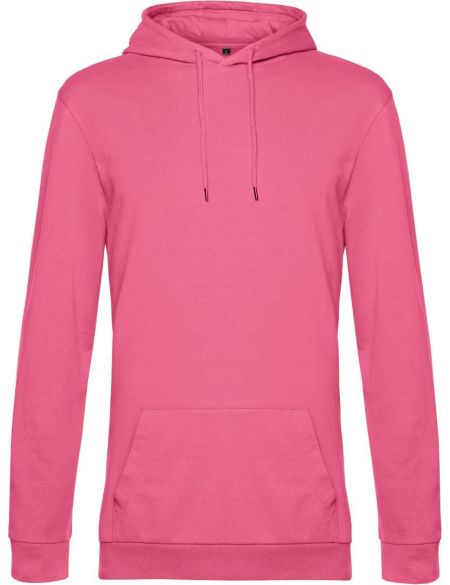 Herren-Sweatshirt mit Kapuze Hoodie Pink Fizz