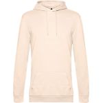 Herren-Sweatshirt mit Kapuze, hellrosa Kapuzenpullover