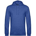 Herren-Kapuzenpullover Hoodie königsblau meliert