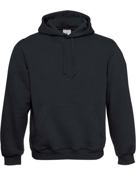 Herren-Kapuzenpullover mit Kapuze in Schwarz
