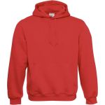 Herren-Kapuzenpullover mit Kapuze, rot