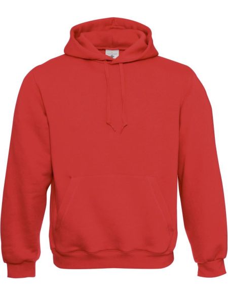 Herren-Kapuzenpullover mit Kapuze, weiß