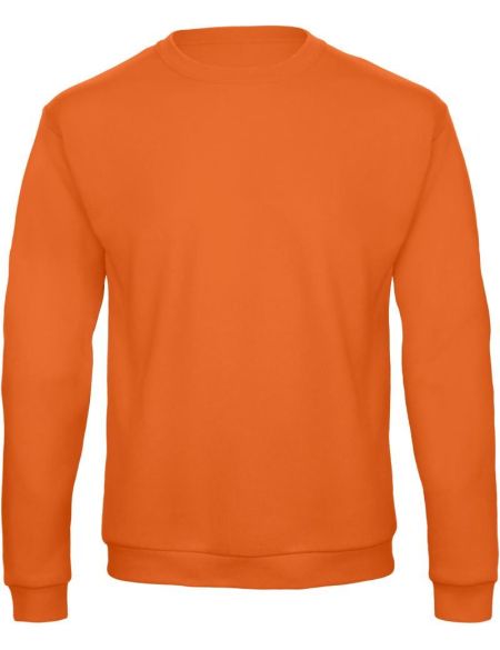 Hoodie ohne Kapuze ID.202 50/50 Kürbisorange