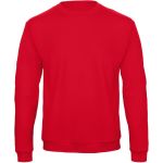 Sweatshirt ohne Kapuze ID.202 50/50 rot