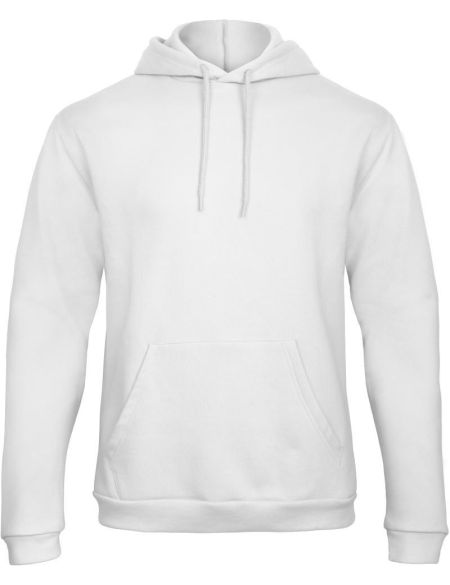 Hoodie mit Kapuze ID.203 50/50 weiß
