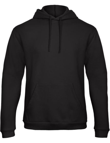 Kapuzenpullover mit Kapuze ID.203 50/50 schwarz