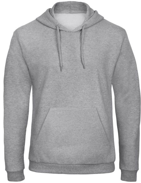 Kapuzenpullover ID.203 50/50 grau meliert