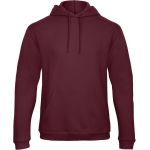 Kapuzenpullover ID.203 50/50 Burgunderrot
