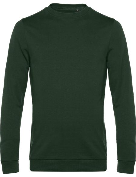 Hoodie ohne Kapuze Set in 01.U01W Waldgrün