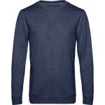 Kapuzenpullover ohne Kapuze, Set In 01.U01W, marineblau meliert