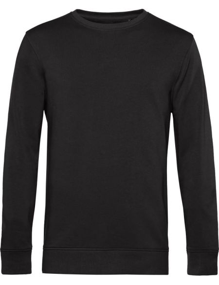 Hoodie ohne Kapuze Inspire Crew Neck schwarz pur