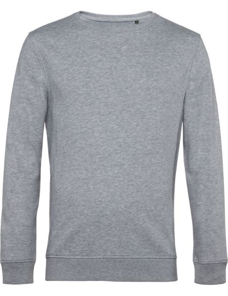 Kapuzenpullover ohne Kapuze Inspire Crew Neck grau meliert