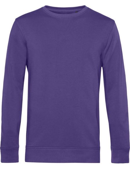 Hoodie ohne Kapuze Inspire Crew Neck strahlendes Lila