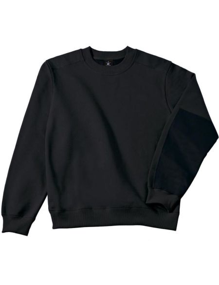 Kapuzenpullover ohne Kapuze Work Hero Pro schwarz