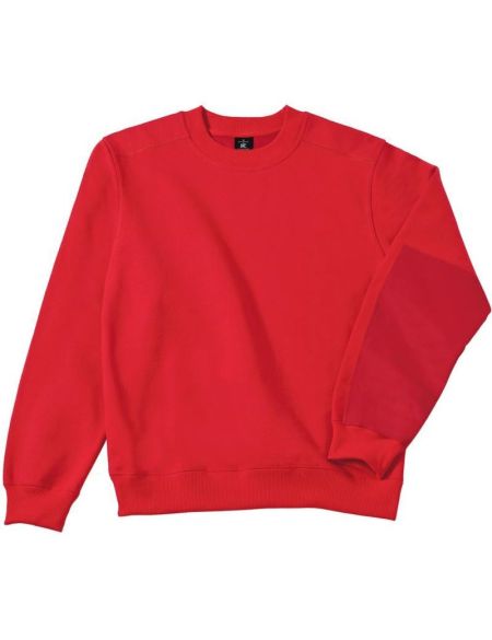 Kapuzenpullover ohne Kapuze Work Hero Pro rot