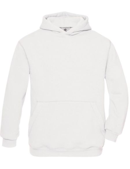 Kapuzen-Sweatshirt für Kinder, weiß