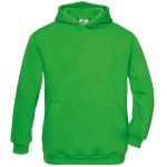 Kinder-Sweatshirt mit Kapuze, Kapuze für Kinder, echt grün