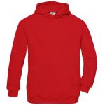 Kinder-Sweatshirt mit Kapuze. Kapuze für Kinder, rot