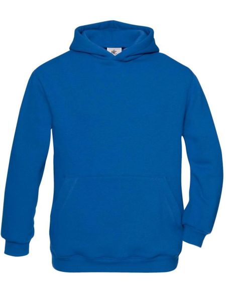 Kinder-Sweatshirt mit Kapuze, Kapuzenpullover für Kinder, Königsblau