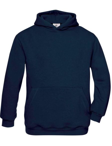 Kinder-Sweatshirt mit Kapuze, Kapuzenpullover für Kinder, Marineblau