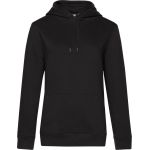 Damen Kapuzenpullover Queen Hooded schwarz pur