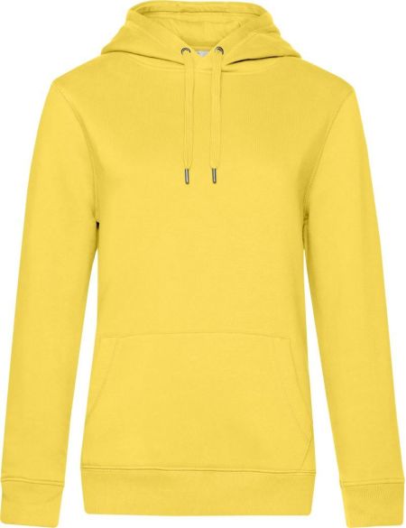 Damen-Kapuzenpullover Queen Hooded gelber Fizz