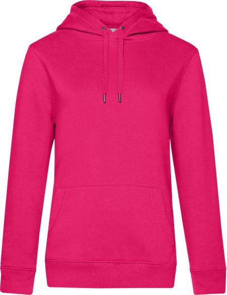 Damen-Kapuzenpullover Queen Hooded magentarosa