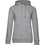 Damen-Kapuzenpullover Queen Hooded grau meliert