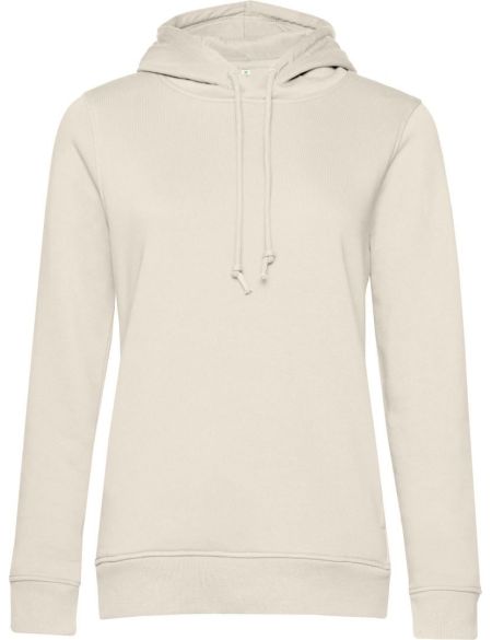 Damen-Sweatshirt mit Kapuze Inspire Hooded Damen in gebrochenem Weiß