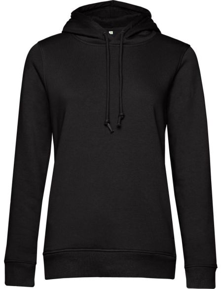 Damen-Sweatshirt mit Kapuze Inspire Hooded Damen schwarz pur