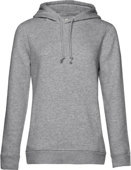 Damen-Sweatshirt mit Kapuze Inspire Hooded Damen grau meliert