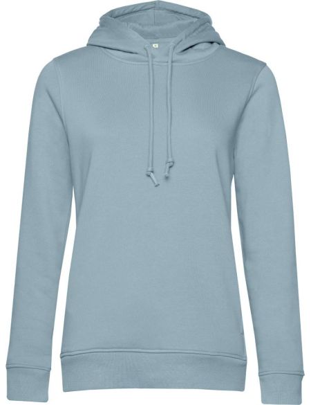 Damen-Sweatshirt mit Kapuze Inspire Hooded blauer Nebel