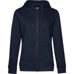 Damen-Kapuzenpullover Queen Zipped Hood in Marineblau