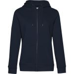 Damen-Kapuzenpullover Queen Zipped Hood Marineblau