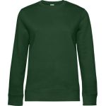 Damen-Kapuzenpullover Queen Crew Neck flaschengrün
