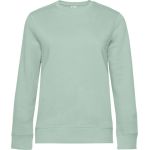 Damen-Sweatshirt ohne Kapuze Queen Crew Neck Aquagrün