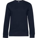 Damen-Sweatshirt ohne Kapuze Queen Crew Neck Marineblau