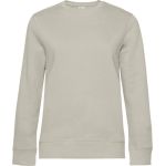 Damen-Sweatshirt ohne Kapuze Queen Crew Neck grauer Nebel