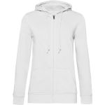 Damen-Sweatshirt mit Kapuze Inspire Zipped Hood Damen weiß