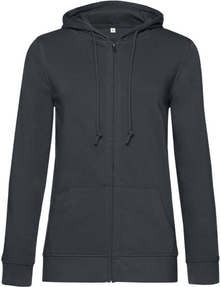 Damen-Sweatshirt mit Kapuze Inspire Zipped Hood Damen Asphalt