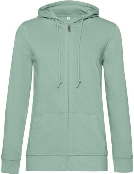 Damen-Sweatshirt mit Kapuze Inspire Zipped Hood Damen weiß
