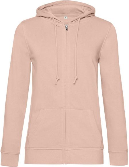 Damen-Sweatshirt mit Kapuze Inspire Zipped Hood Damen Soft Rose