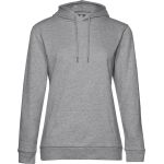 Kapuzenpullover Damen grau meliert
