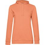 Damen-Sweatshirt mit Kapuze Hoodie Damen Melone Orange