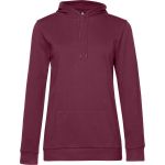 Damen-Sweatshirt mit Kapuze Hoodie Damen Wein