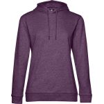 Kapuzenpullover Damen lila meliert